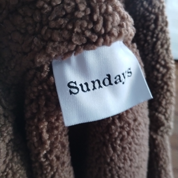 Faux Shearling  Bomber Jacket Medium - Picture 10 of 10